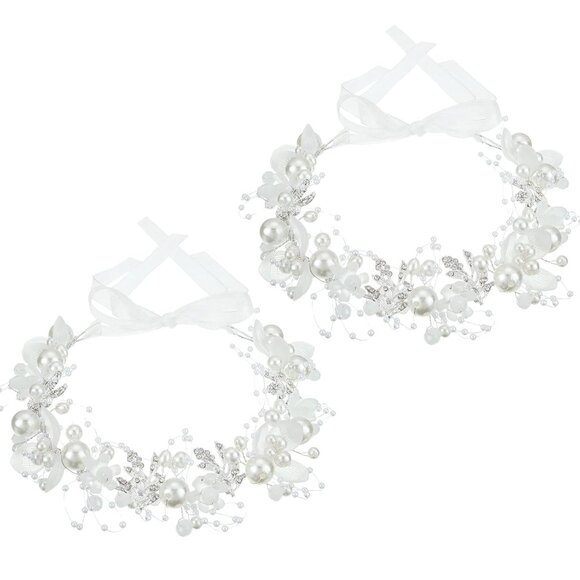 Flower Girl Headband Rhinestone Crystal Bridal Hair Accessory for Girls - Picture 1 of 7